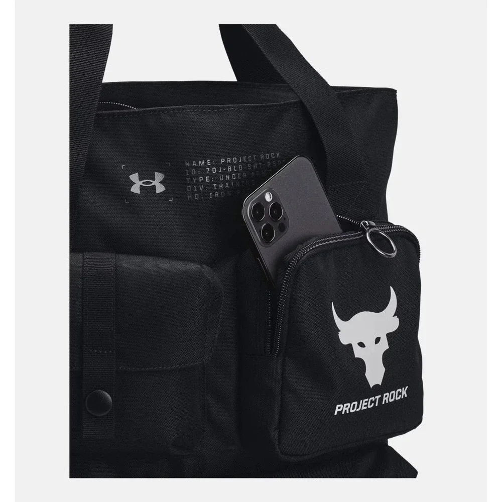 Under Armour Project Rock Gym Bag‎ Sack Black